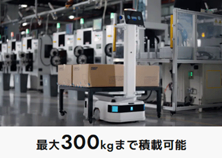 最大300kgまで積載可能